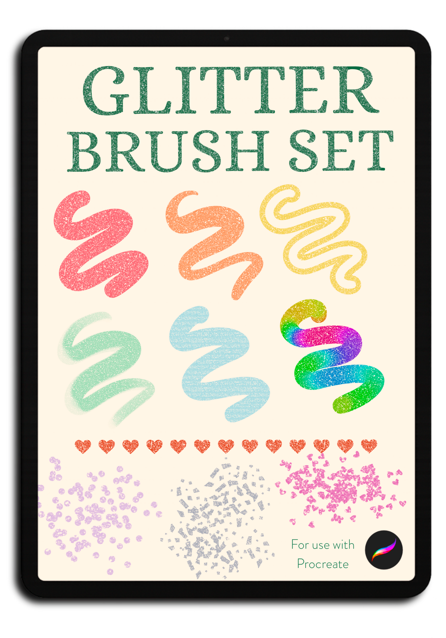 Procreate Glitter Brush Set