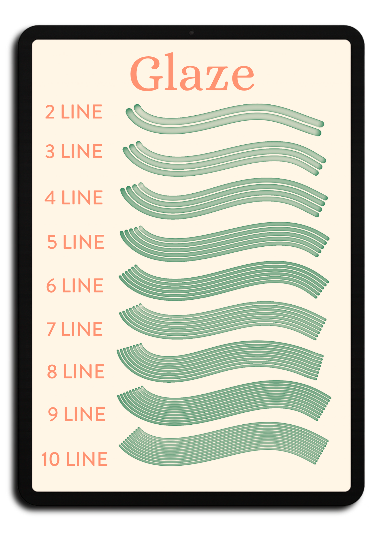 Procreate Multi Line Brush Set